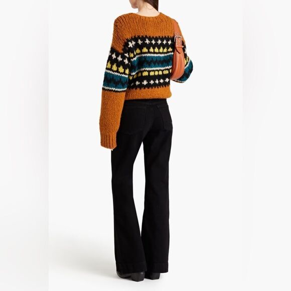 NWT RE/DONE Low-rise flared jeans in black - Picture 3 of 10